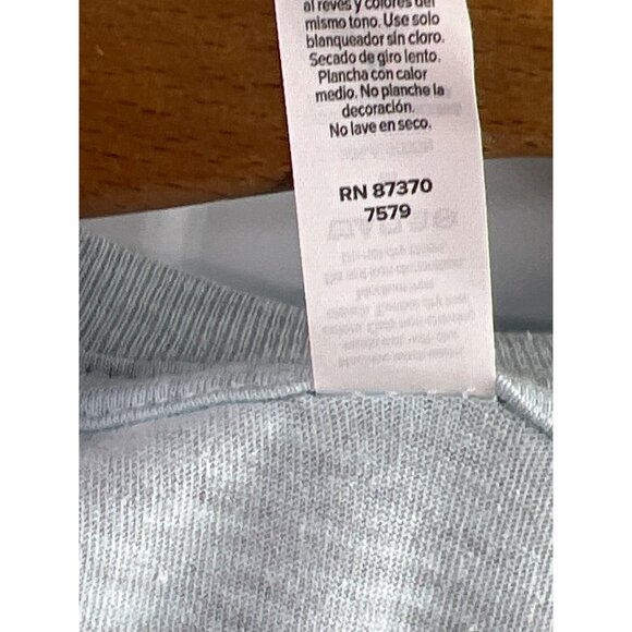 Breckenridge T-Shirt Medium Light Gray Cotton Blend Mountains Graphic Crewneck - Picture 5 of 5
